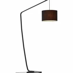 Lampes En Tissu-Luminaires Brilliant Lampe à arc Brilliant Daria Noir, 1 lumière