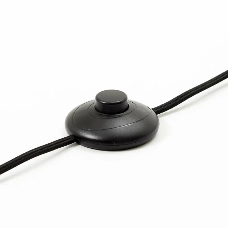 Luminaires Rustiques-Luminaires Brilliant Lampe à arc Brilliant Nikka Noir, 1 lumière