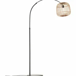 Luminaires Rustiques-Luminaires Brilliant Lampe à arc Brilliant Nikka Noir, 1 lumière