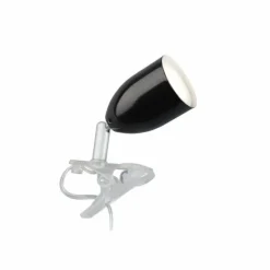 Luminaires Brilliant Lampe à clip Brilliant Leo Noir, 1 lumière* Lampes À Poser