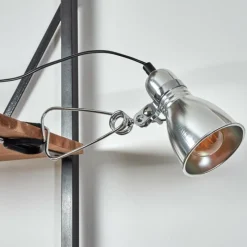 Lampes Industrielles-hofstein lampe â clipper Brienz Chrome, 1 lumière