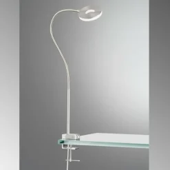 Luminaires Fischer & Honsel lampe â clipper Fischer & Honsel Jax LED Nickel mat, 1 lumière* Éclairage Led