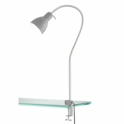Luminaires Fischer & Honsel lampe â clipper Fischer-Honsel Lolland Gris, 1 lumière* Lampes À Poser