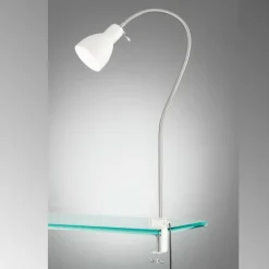 Luminaires Fischer & Honsel lampe â clipper Fischer-Honsel Lolland Crème, 1 lumière* Lampes À Poser