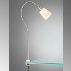 Lampes En Tissu-Luminaires Fischer & Honsel lampe â clipper Fischer-Honsel Jam Nickel mat, 1 lumière