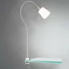 Lampes En Tissu-Luminaires Fischer & Honsel lampe â clipper Fischer-Honsel Jam Nickel mat, 1 lumière