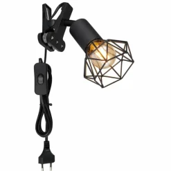 Luminaires Globo Lighting lampe â clipper Globo XARA Noir, 1 lumière* Lampes À Poser