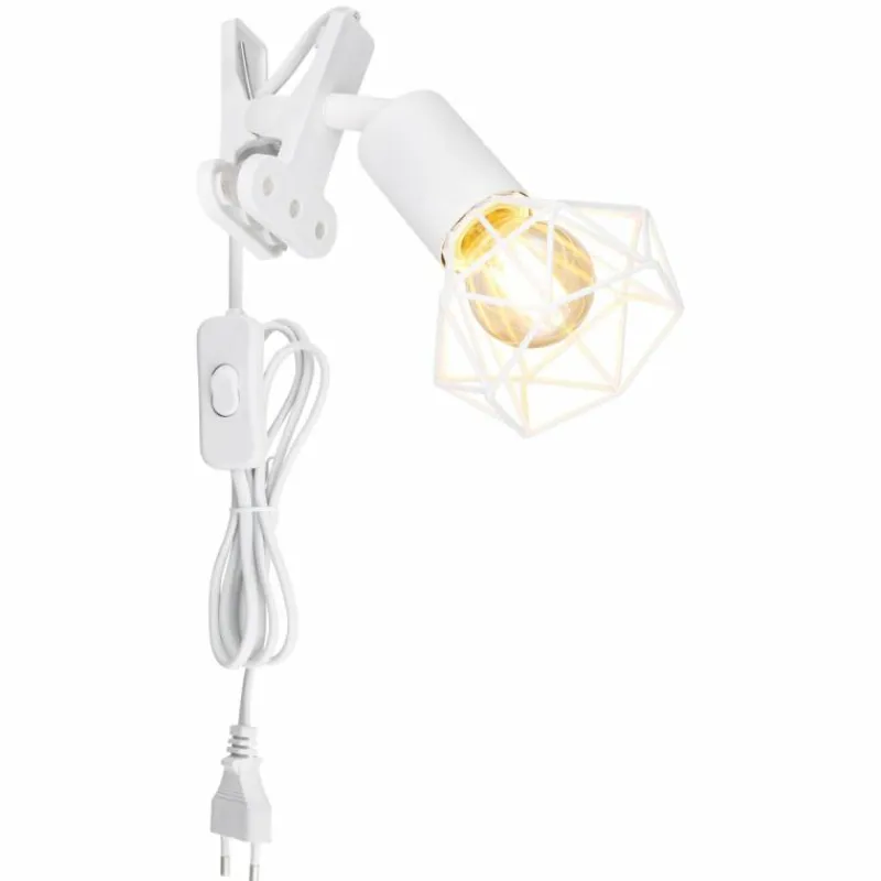 Luminaires Globo Lighting lampe â clipper Globo XARA Blanc, 1 lumière* Lampes À Poser
