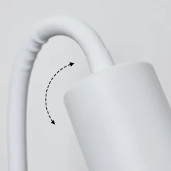 Luminaires Scandinaves-hofstein lampe â clipper Javel Blanc, 1 lumière