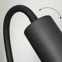 Luminaires Scandinaves-hofstein lampe â clipper Javel Noir, 1 lumière