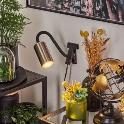 Luminaires Scandinaves-hofstein lampe â clipper Javel Noir, 1 lumière