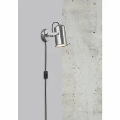 Luminaires Scandinaves-Luminaires Nordlux lampe â clipper Nordlux PORTER Argenté, 1 lumière