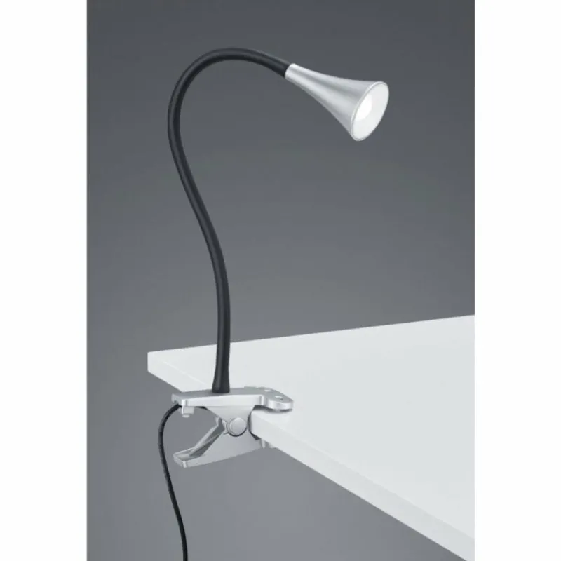 Luminaires Reality Lampe â clipper Reality VIPER LED Titane, 1 lumière* Lampes À Poser