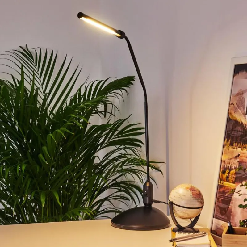 hofstein lampe â clipper Winnipeg LED Noir, 1 lumière* Lampes À Poser