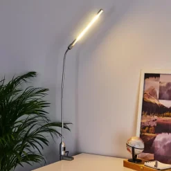 hofstein lampe â clipper Winnipeg LED Argenté, 1 lumière* Lampes À Poser