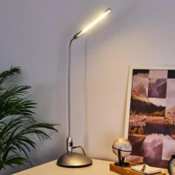 hofstein lampe â clipper Winnipeg LED Argenté, 1 lumière* Lampes À Poser