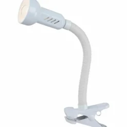 Luminaires Globo Lighting Lampe à pince Globo PRACTICA Blanc, 1 lumière* Lampes À Poser