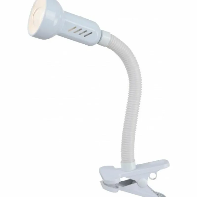 Luminaires Globo Lighting Lampe à pince Globo PRACTICA Blanc, 1 lumière* Lampes À Poser