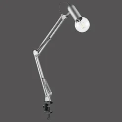 Lampes Industrielles-Luminaires Leuchten Direkt Lampe à pince Leuchten Direkt TURN ME Acier inoxydable, 1 lumière