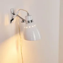 hofstein Lampe à pince Stranderott Blanc, 1 lumière