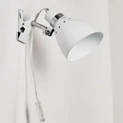 hofstein Lampe à pince Stranderott Blanc, 1 lumière