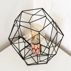 Lampes Vintages & Rétros-hofstein Lampe à poser Albion Cuivre, 1 lumière