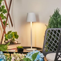 hofstein Lampe à poser Allen LED Blanc, 1 lumière