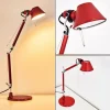 Lampe Design-Luminaires Artemide Lampe à poser Artemide TOLOMEO MICRO Rouge, 1 lumière
