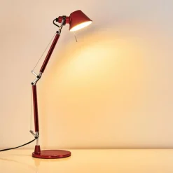 Lampe Design-Luminaires Artemide Lampe à poser Artemide TOLOMEO MICRO Rouge, 1 lumière