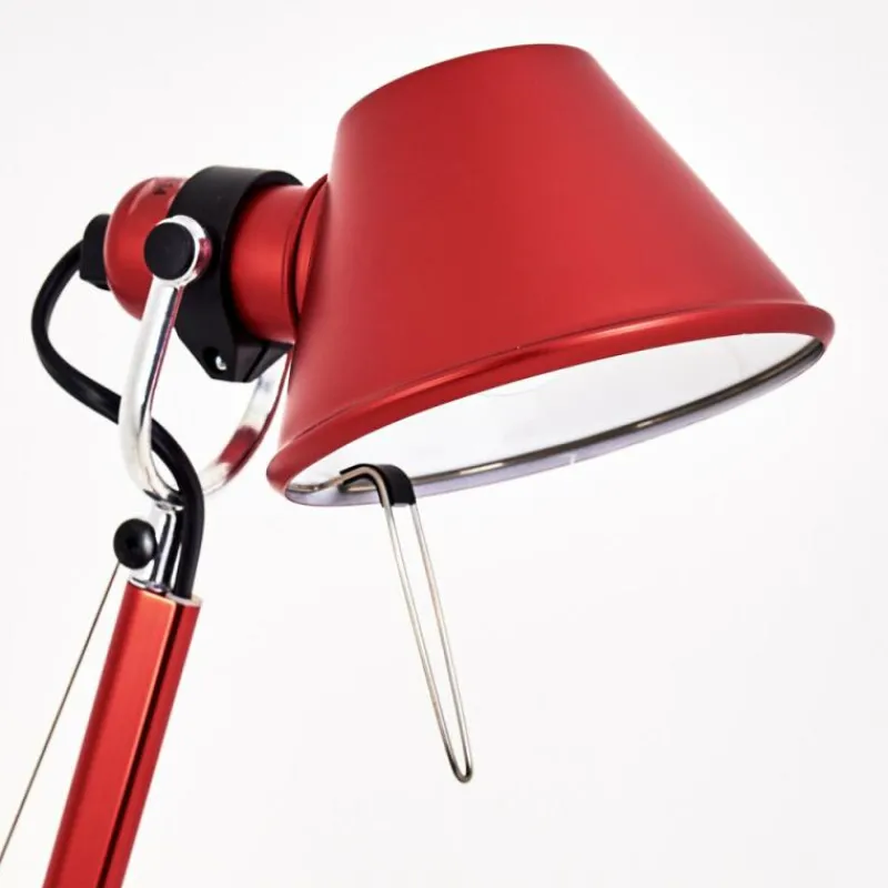 Lampe Design-Luminaires Artemide Lampe à poser Artemide TOLOMEO MICRO Rouge, 1 lumière