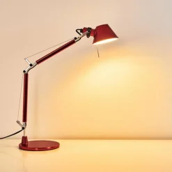 Lampe Design-Luminaires Artemide Lampe à poser Artemide TOLOMEO MICRO Rouge, 1 lumière