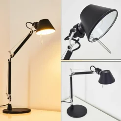 Lampe Design-Luminaires Artemide Lampe à poser Artemide TOLOMEO MICRO Noir, 1 lumière