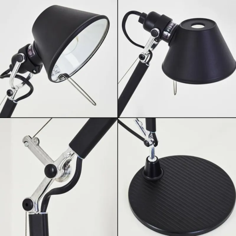 Lampe Design-Luminaires Artemide Lampe à poser Artemide TOLOMEO MICRO Noir, 1 lumière