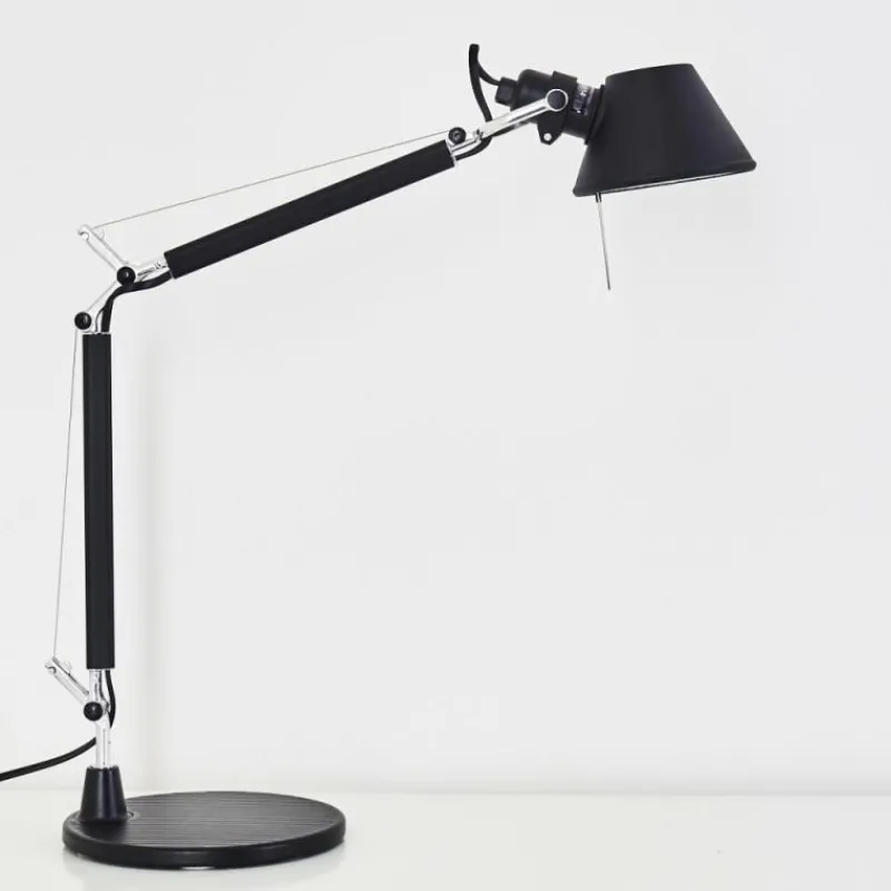 Lampe Design-Luminaires Artemide Lampe à poser Artemide TOLOMEO MICRO Noir, 1 lumière