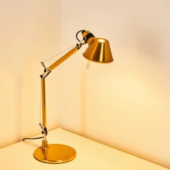 Lampe Design-Luminaires Artemide Lampe à poser Artemide TOLOMEO MICRO Jaune, 1 lumière, Changeur de couleurs