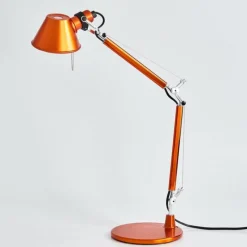 Lampe Design-Luminaires Artemide Lampe à poser Artemide TOLOMEO MICRO Orange, 1 lumière