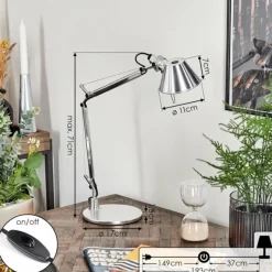 Lampe Design-Luminaires Artemide Lampe à poser Artemide TOLOMEO MICRO Aluminium, 1 lumière