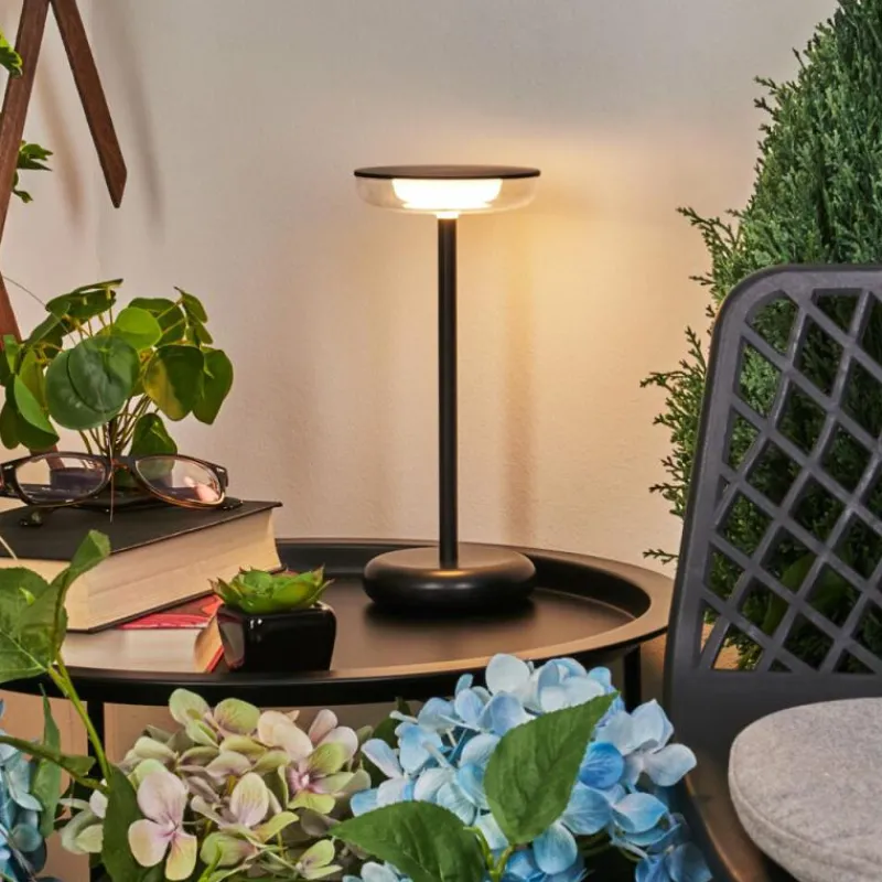 hofstein Lampe à poser Baigorrita LED Noir, 1 lumière