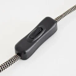 Lampes En Tissu-hofstein Lampe à poser Banister Brun, Rouille, 1 lumière