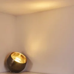 Lampes Vintages & Rétros-hofstein Lampe à poser Bluestone Acier brossé, 1 lumière