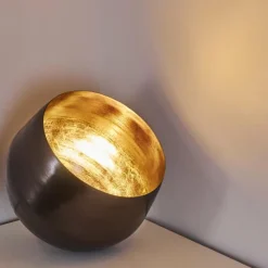 Lampes Vintages & Rétros-hofstein Lampe à poser Bluestone Acier brossé, 1 lumière