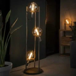 Lampes Industrielles-hofstein Lampe à poser Boschoord Rouille, 1 lumière