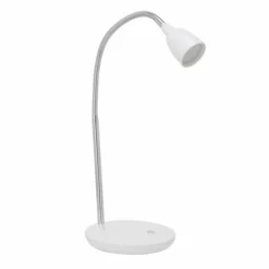 Luminaires Brilliant Lampe à poser Brilliant Anthony LED Blanc, 1 lumière* Lampes À Poser