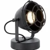 Lampes Industrielles-Luminaires Brilliant Lampe à poser Brilliant Carmen Noir, 1 lumière