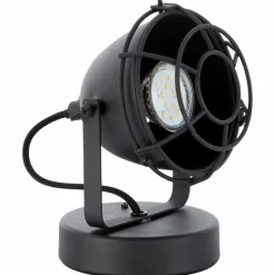 Lampes Industrielles-Luminaires Brilliant Lampe à poser Brilliant Carmen Noir, 1 lumière
