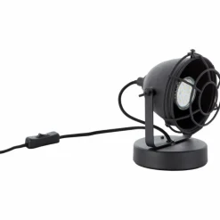 Lampes Industrielles-Luminaires Brilliant Lampe à poser Brilliant Carmen Noir, 1 lumière