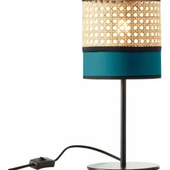 Lampes En Tissu-Luminaires Brilliant Lampe à poser Brilliant Dayanara Noir, 1 lumière