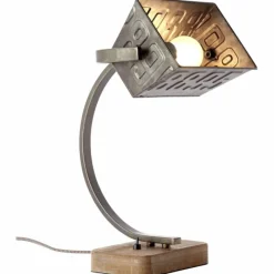 Lampes Vintages & Rétros-Luminaires Brilliant Lampe à poser Brilliant Drake Acier inoxydable, Noir, 1 lumière