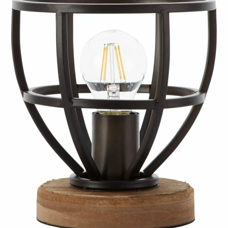 Luminaires Rustiques-Luminaires Brilliant Lampe à poser Brilliant Matrix Noir, 1 lumière