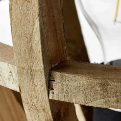 Style Boho-Chic-Luminaires Brilliant Lampe à poser Brilliant Matrix Wood Noir, 1 lumière